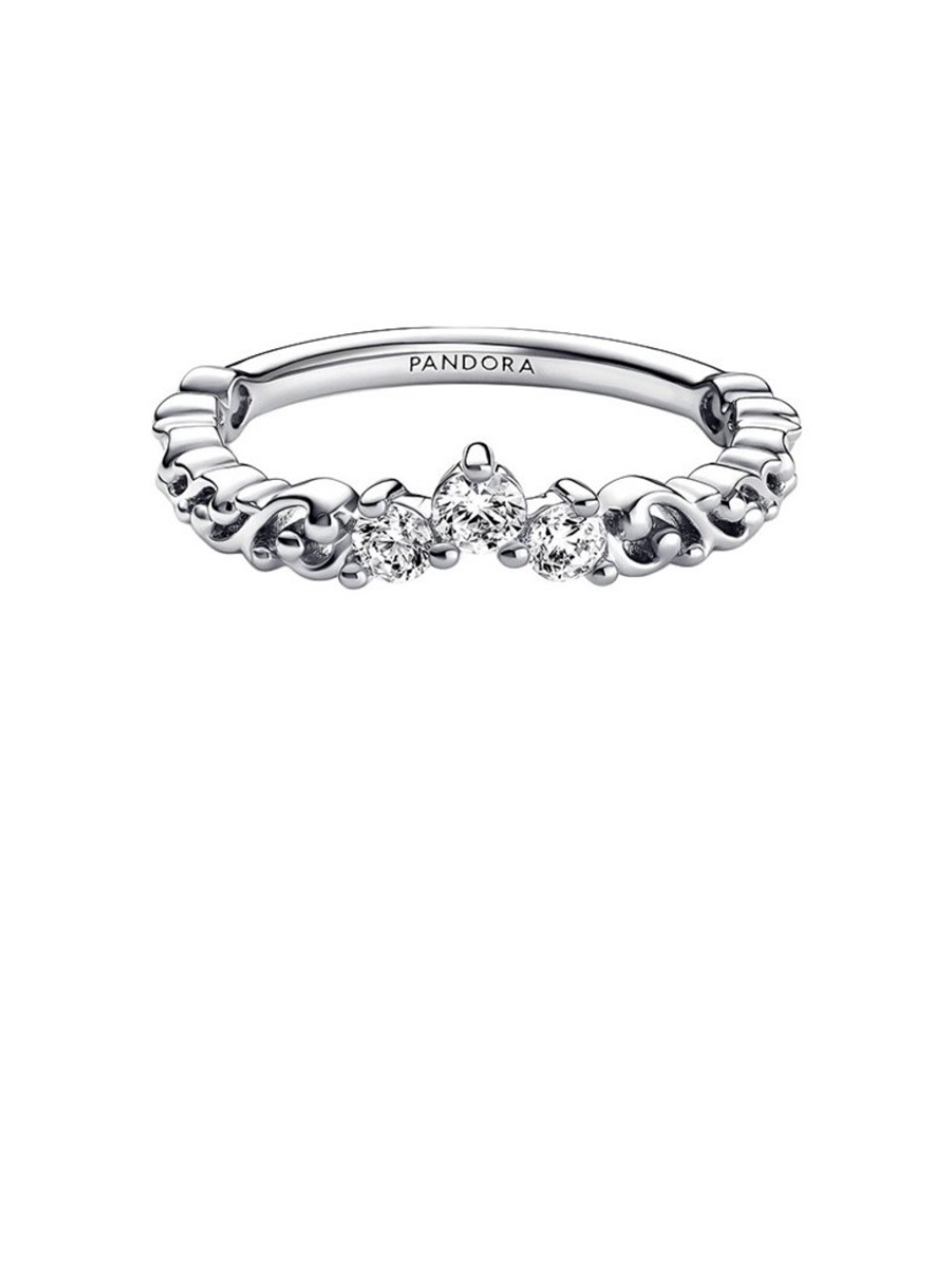 Pandora Moments Silver Cubic Zirconia Ring
